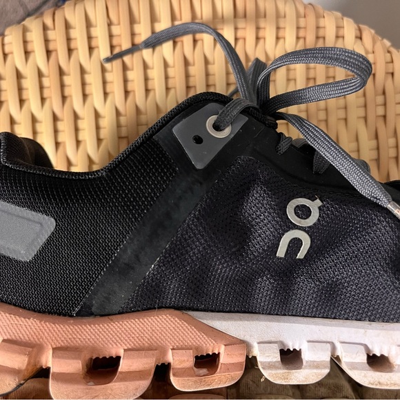 ON Women's Cloudflow 3.0 Running Shoes, Rock / Rose - Picture 6 of 14